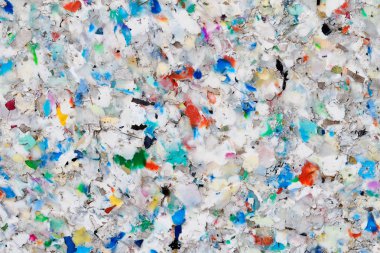 geri dönüştürülmüş plastik tabak