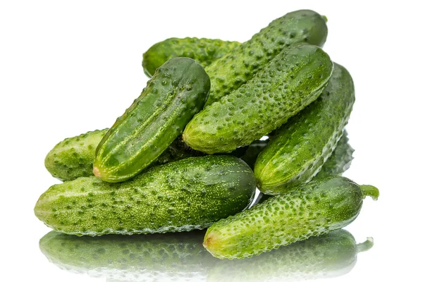 Heap fresh cucumbers — Stock Photo, Image