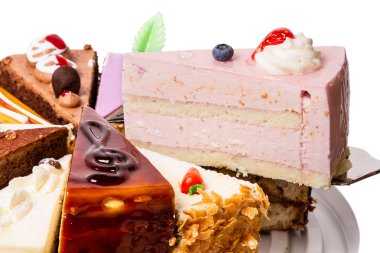 Piece of cake fruit soufflé