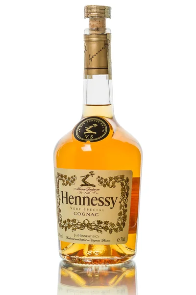 Cognac Hennessy auf Weiß — Stockfoto