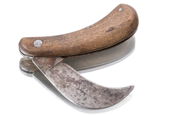 Old garden knife — Stock Photo, Image