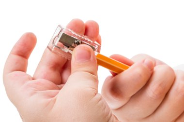 çocuk ile kalemtıraş