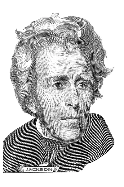 Andrew jackson portret — Zdjęcie stockowe