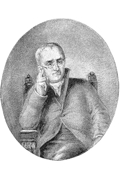Ritratto di John Dalton — Foto Stock