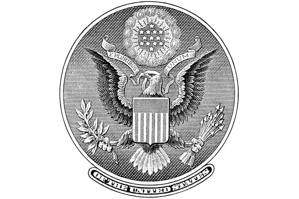 Great Seal of United States cutout — Stock Photo, Image