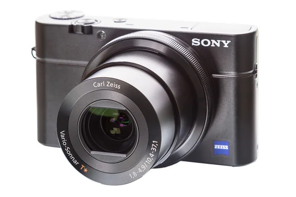 Sony obiektyw zeiss — Zdjęcie stockowe