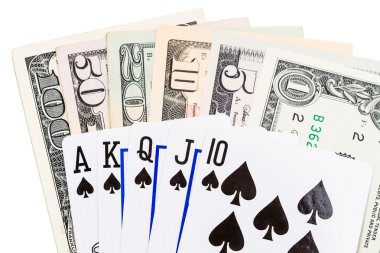 siyah dolar royal flush