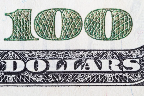Billet de cent dollars — Photo