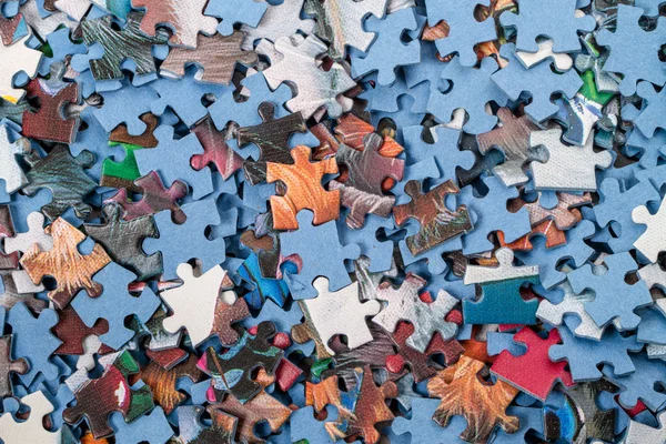 Background of puzzles — Stock Photo, Image