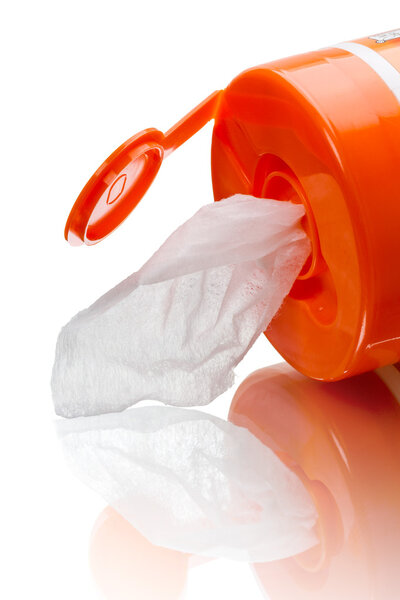 Cleaning wipes for monitors