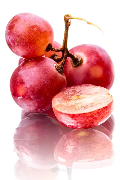 Red grapes closeup — Stock Photo, Image