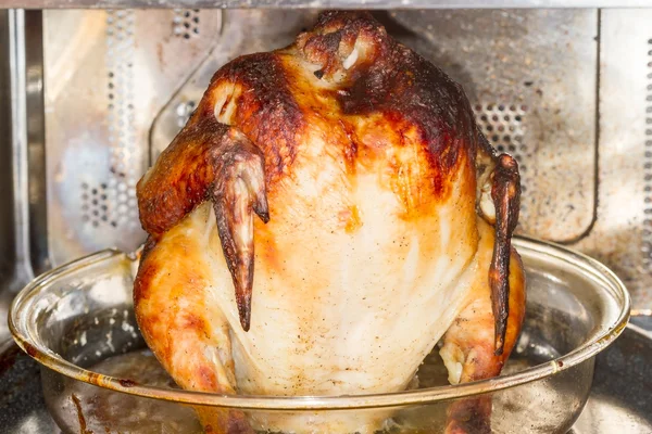 Pollo a la parrilla en el microondas — Foto de Stock