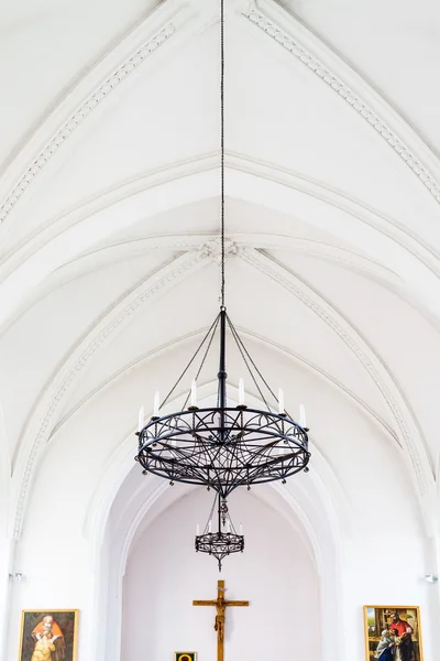 Chandelier in the catholic Cathedral — Stock Photo, Image