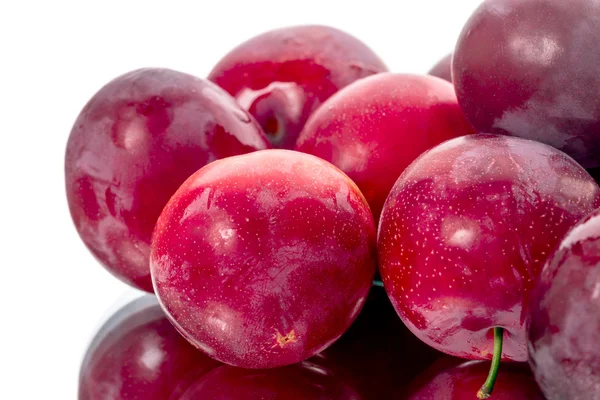 Stapel voor rode plum — Stockfoto