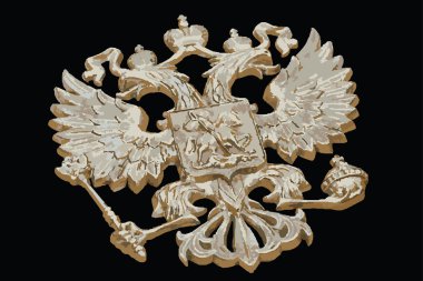 Rusya (vektör bronz devlet arması)