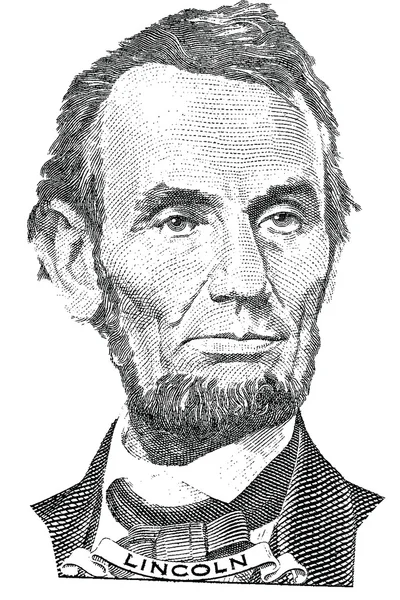 Abraham Lincoln portrait (vector) — Stock Vector