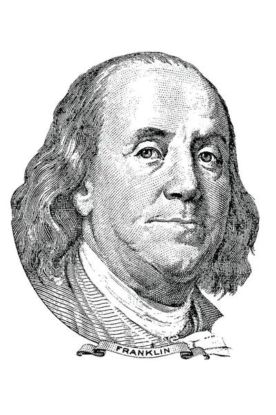 Benjamin franklin (vektör) — Stok Vektör