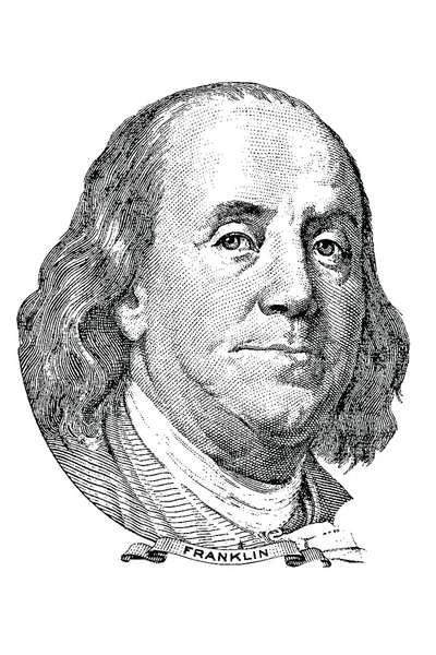 Benjamin Franklin (vettore ) — Vettoriale Stock