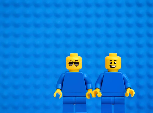 Tambov Federación Rusa Octubre 2021 Dos Minifiguras Lego Una Gafas — Foto de Stock