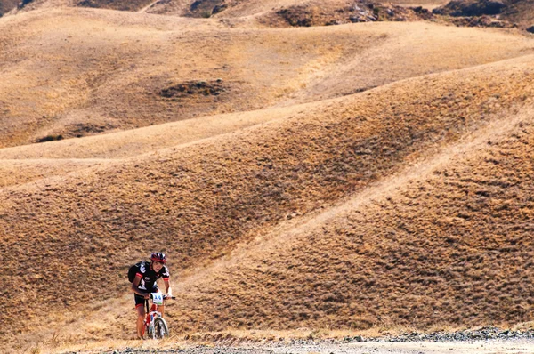 Adventure mountain bike marathon — Stock Photo, Image