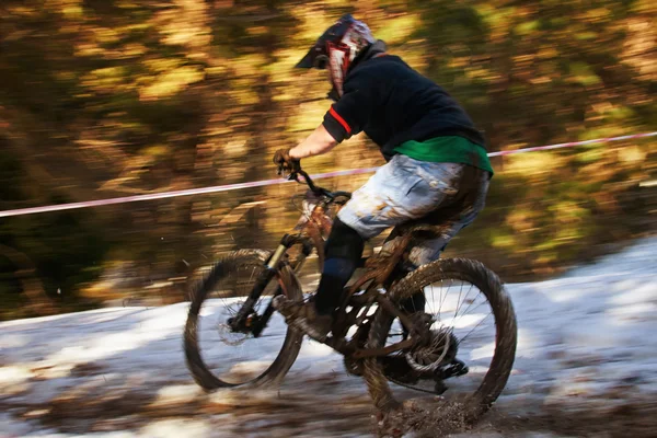 Mountain bike competition — Stock Photo, Image