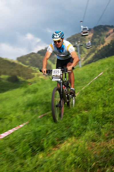 Mountain bike competiton — Stockfoto