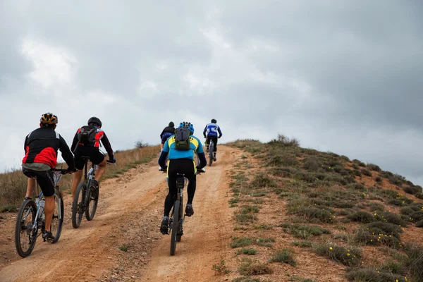 Mountain bike competition — Stock Photo, Image