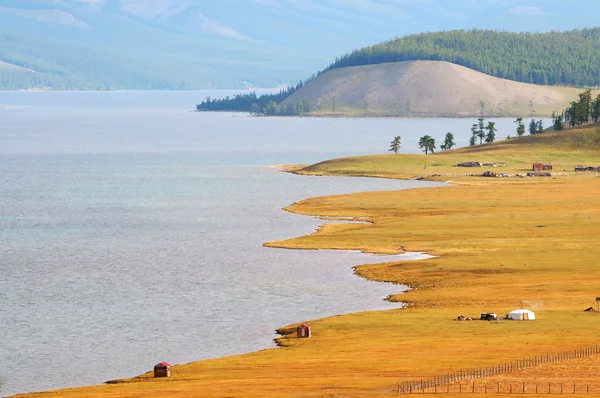 Λίμνη στη Μογγολία — Φωτογραφία Αρχείου