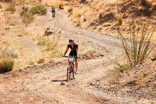 Aventura bicicleta de montaña competencia — Foto de Stock