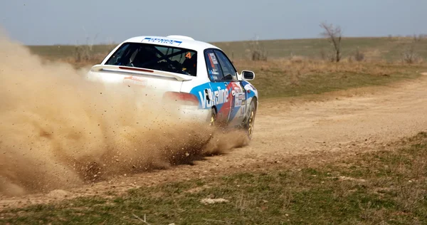 Woestijn autorally — Stockfoto