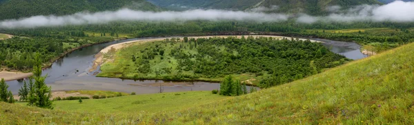 蒙古北部的河流 — 图库照片