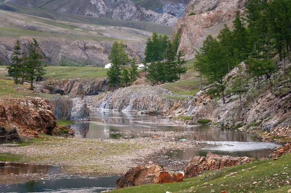 몽골에서 산 풍경 — 스톡 사진