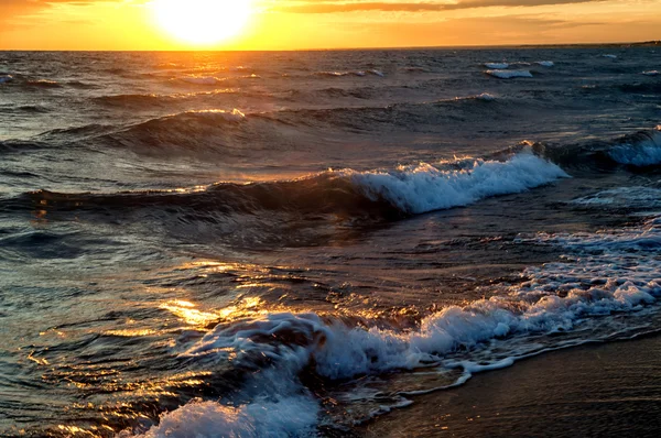 Sunrise on Lake Balkhash, Kazakhstan — Stock Photo, Image