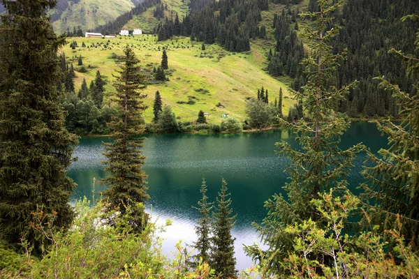 Kolsay sjö i Kazakstan — Stockfoto