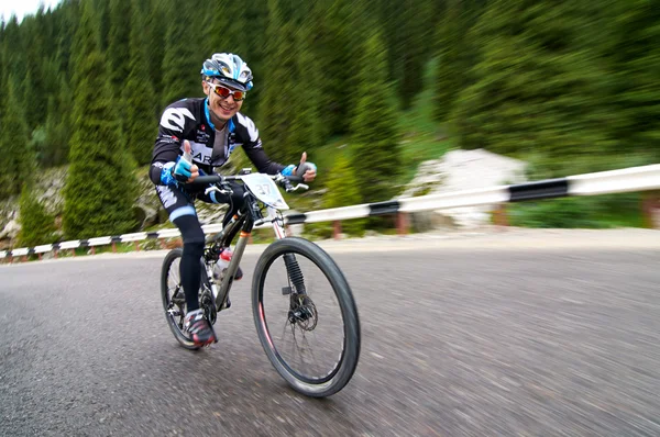 Jazda na rowerze pod górę konkurencji — Zdjęcie stockowe
