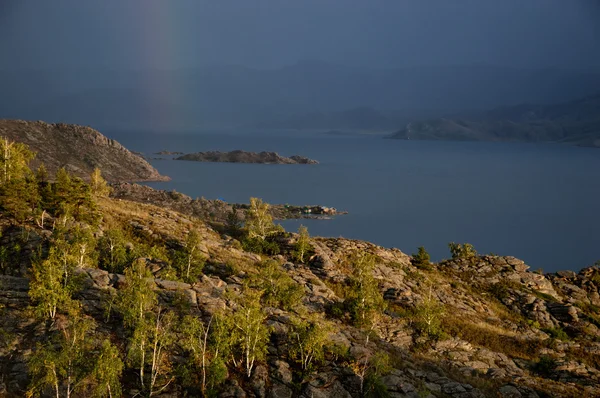 Lago Bukhtarma en Kazajstán — Foto de Stock