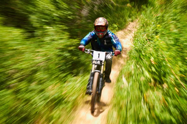 익 스 트림 산악 자전거 대회 — 스톡 사진