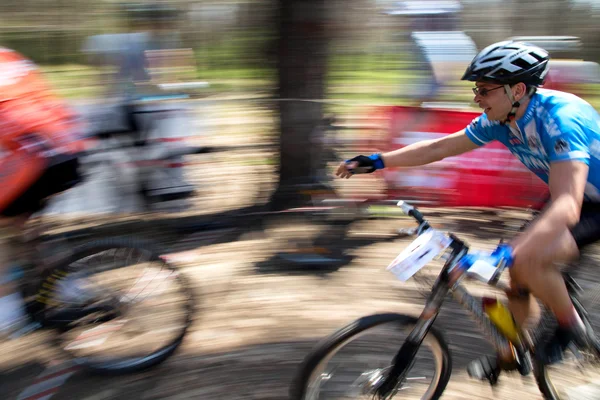 Mountain bike competition — Stock Photo, Image