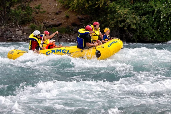 Ilustración de rafting — Fotografia de Stock