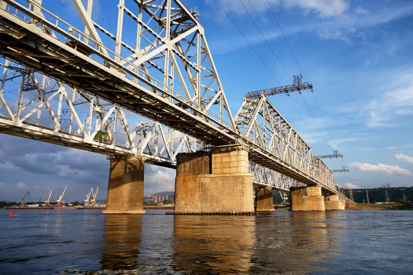 Ponte ferroviária — Fotografia de Stock