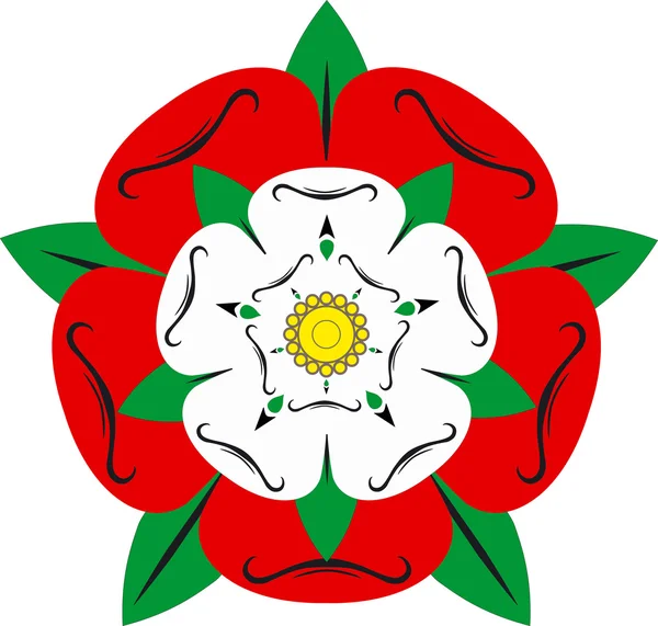 Tudor rose - Illustration — Stock Photo, Image