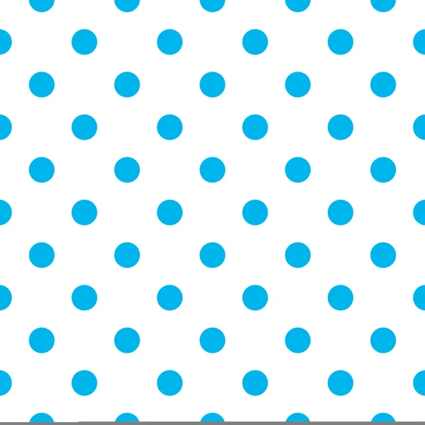 Projeto de padrão sem costura azul polka dot — Vetor de Stock