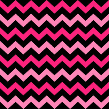 Sevimli Chevron dikişsiz desen ( siyah ve pembe )