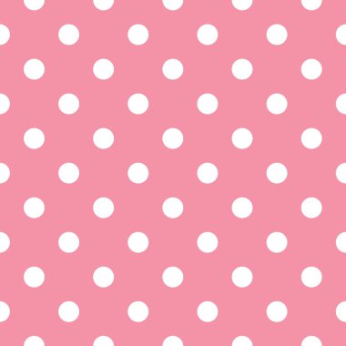 pembe polka dot Dikişsiz desen tasarım