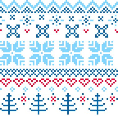 Güzel sorunsuz Norveç desen 