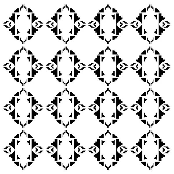 Blocs Conception Simples Texture Aztèque Motif Fond — Image vectorielle
