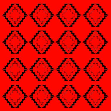 Lüks tasarım blokları, Aztekler Kırmızı Siyah