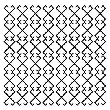 Lüks tasarım Süsler, Aztekler siyah beyaz