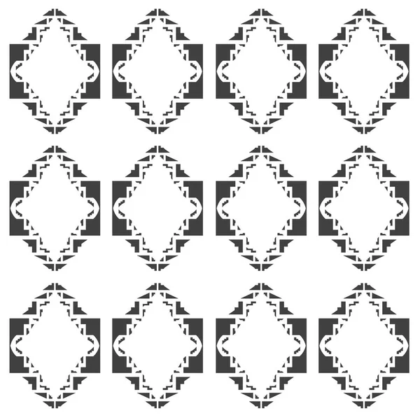 Padrão Ornamental Design Dos Aztecs Luxosos Textura Volta — Vetor de Stock