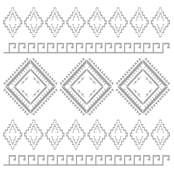 Luxus Aztecs Design Ornamental Pattern Texture Hintergrund — Stockvektor